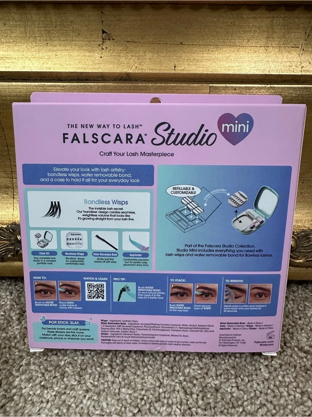 NIB Kiss Falscara Studio All-In-One Lash Extension Kit 23658 Soft Volume